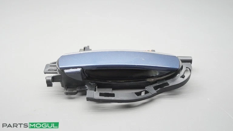 Manija de puerta exterior trasera derecha lado pasajero Audi A6 C6 2005-2011 azul OEM Foto 4 de 4
