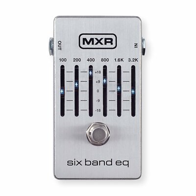 Jim Dunlop MXR Six Band EQ Gitarren-Effekt-Pedal JD-M109S
