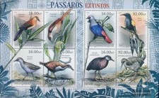 Timbres Mosambik 2012 Mi 5718-5725 Feuille miniature neuf avec gomme originale 2