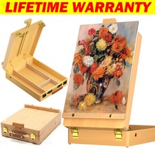Wooden Easel Artist Painting Box Sketch Portable Table Folding Drawing Stand DIY