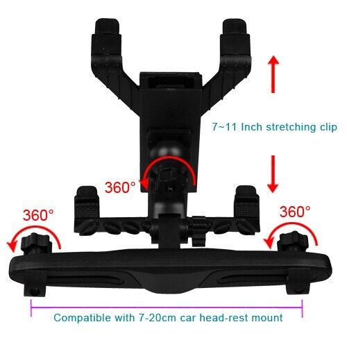 Car Tablet Holder Mounts for iPad Pro (6th Gen), iPad, iPad Air, iPad Mini - Picture 3 of 6