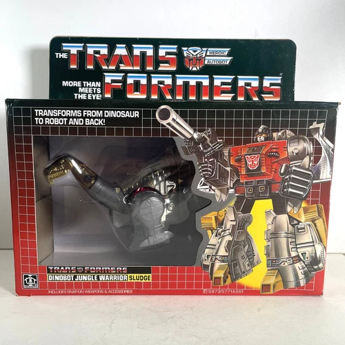 Transformers G1 Dinobot Jungle Warrior Sludge Reissue Action Figure Toys in Box