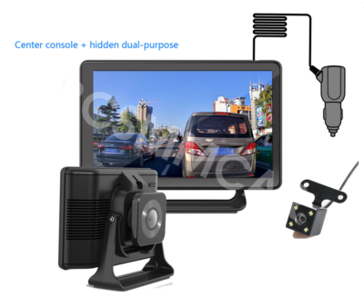 5in 140° Wide Angle Dash Cam Car DVR Front Rear Camera Recorder