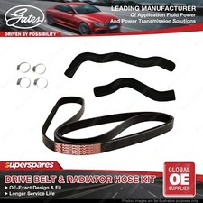 Gates Drive Belt & Radiator Hose Kit for Toyota Land Cruiser UZJ200 4.7L 202KW