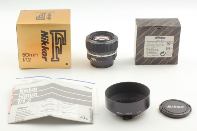 【Top MINT w/ HS-12 in Box】 Nikon Ai-s AIS Nikkor 50mm f/1.2 Standard Lens JAPAN