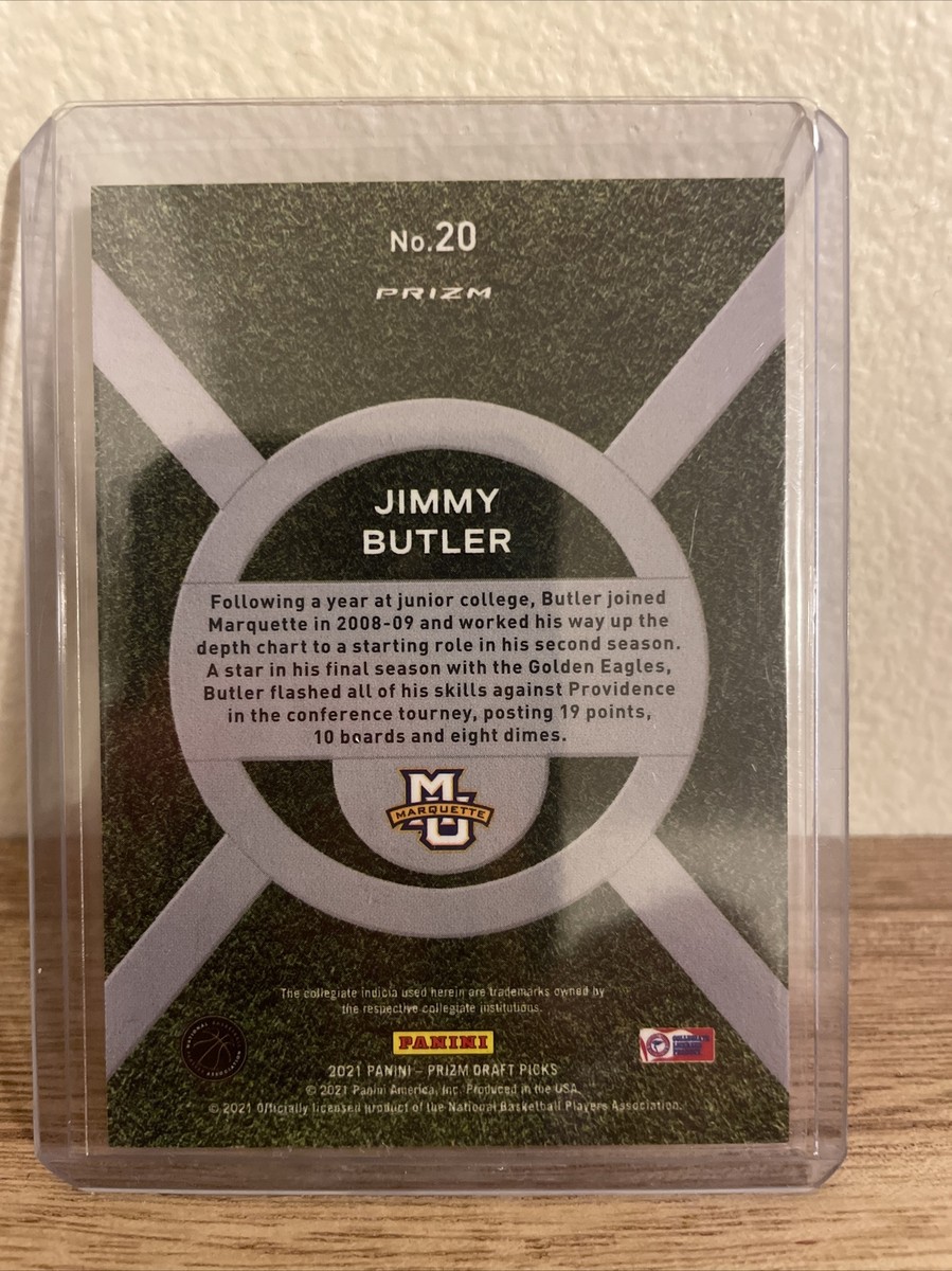 2021-22 Prizm Draft Picks JIMMY BUTLER #20 On Campus Case Hit SSP