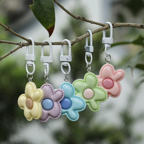 Flower Keychain Cute Girl Bag Jewelry Personalised Keyring Pendant Hot W7 W C9O7 - Picture 17 of 24