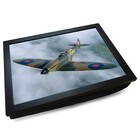 Deluxe Cushioned Lap Tray | Wooden Frame | Supermarine Spitfire #EI
