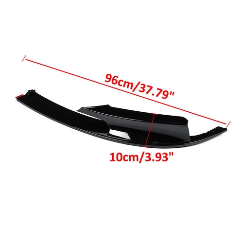 Gloss Black Front Bumper Lip Splitter Spoiler For Bmw 3 Series F30 M Sport 12-18 - Picture 6 of 13