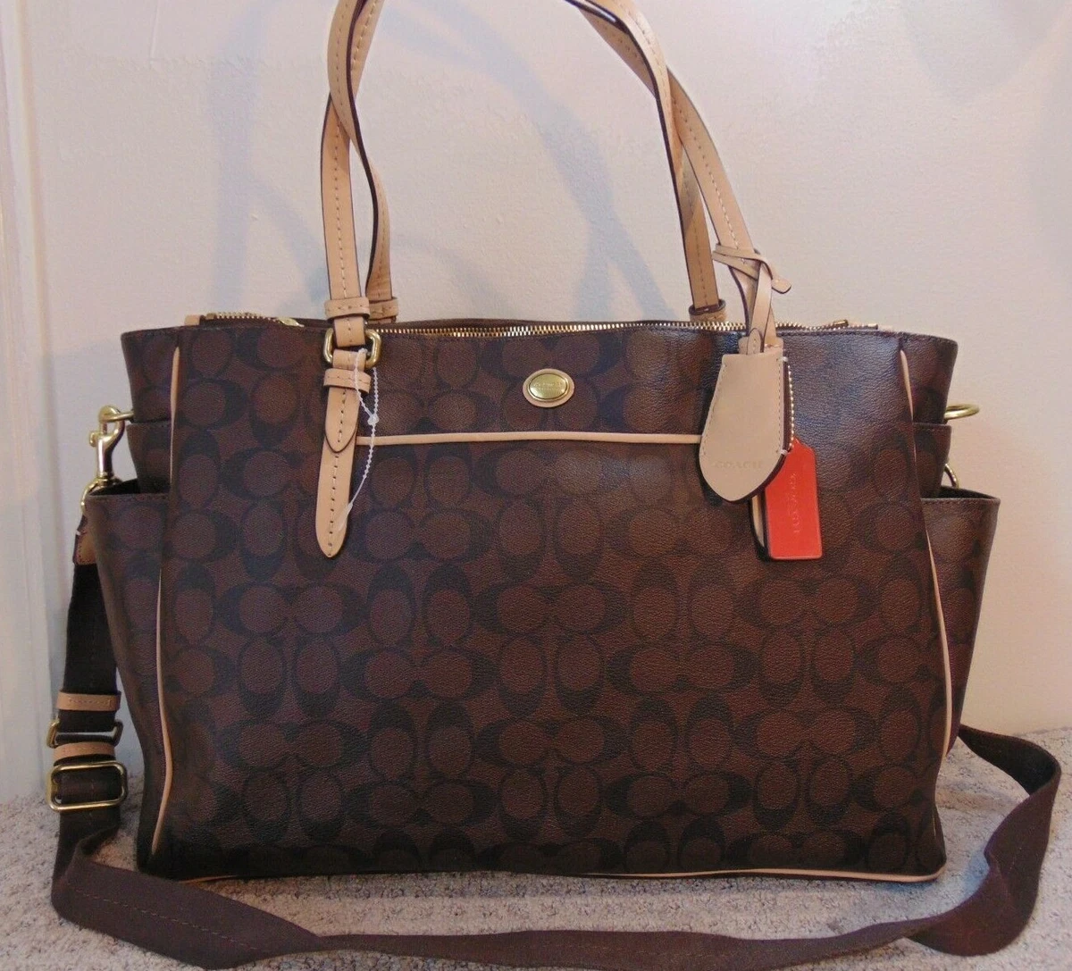 Coach peyton diaper bag shop
