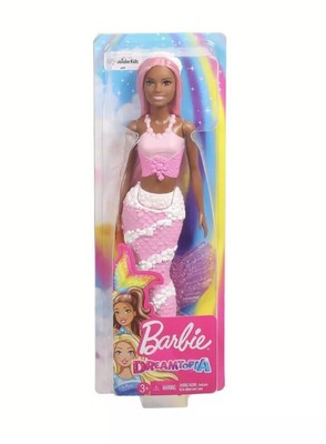 Barbie Dreamtopia Mermaid Doll With Long Pink Hair New