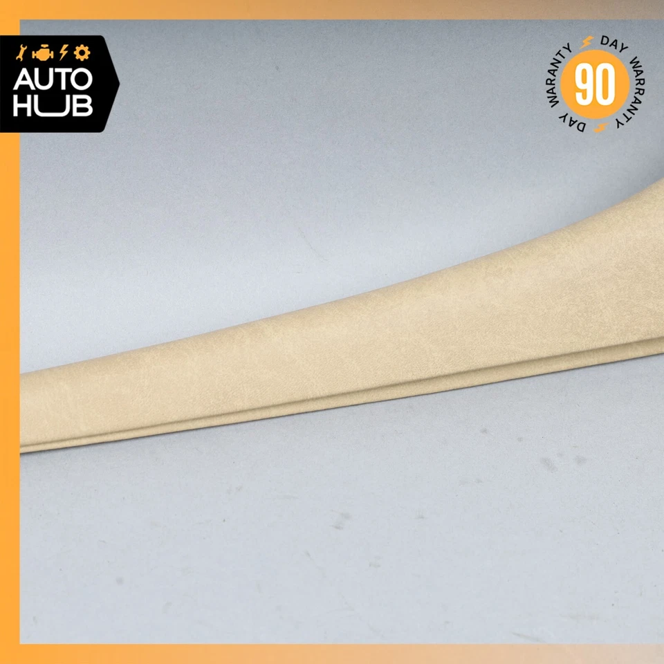 Mercedes W126 420SEL задняя левая водительская дверь оконная панель отделка бежевая от оригинального производителя - Изображение 4 из 4