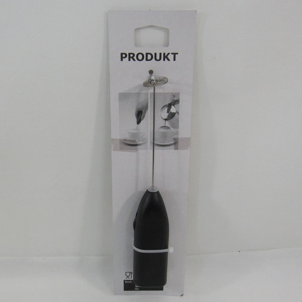 Milk Frother Cordless PRODUKT IKEA 303.011.67 Handheld Foamer Cappuchino Espress