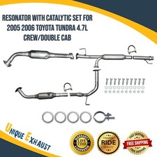Resonator Catalytic Set For 2005-2006 Toyota Tundra 4.7l Crew Cab W.double Cab