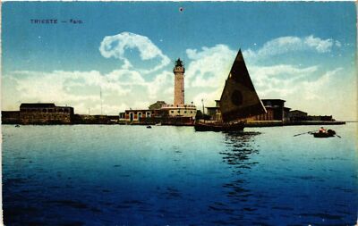 CPA AK TRIESTE Faro ITALY (397427)
