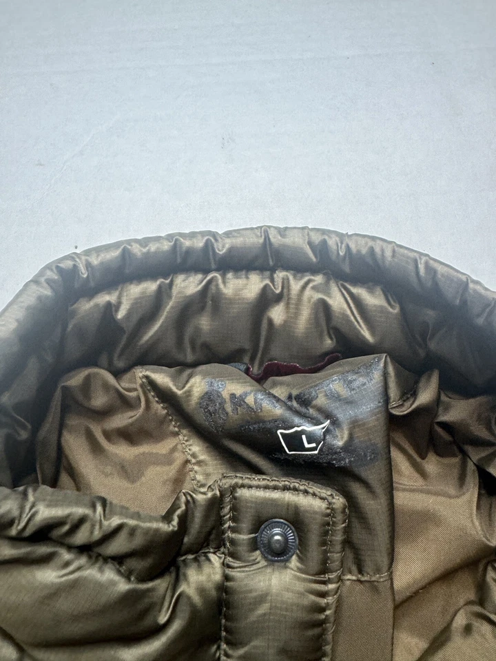 Kryptek Jacket Mens Size Large Fill Goose Down Brown Hunting Outdoor Puffer - Image 2 of 4