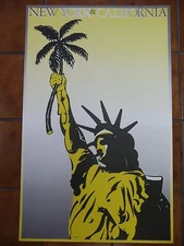 1979 MAC JAMES & POSTER ARTS DISTRIBUTION, LITHO, NY & CALIF,  STATUE OF LIBERTY