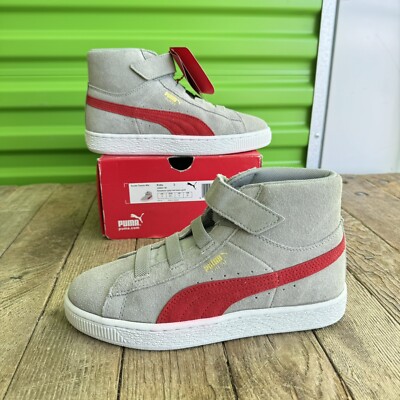 New In Box Kids Puma Suede Classic Mid Sneakers Shoes 356627