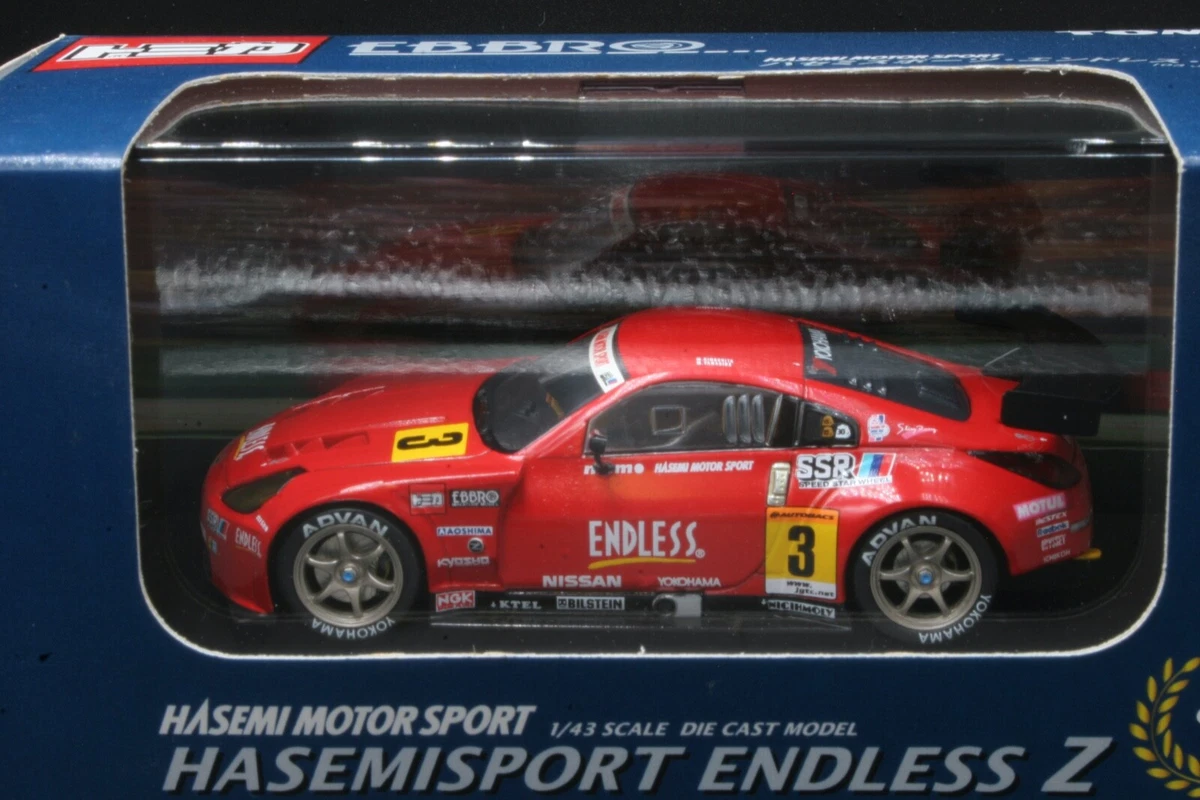 EBBRO TOMY 1:43 NISSAN NISMO HASEMI SPORT ENDLESS FAIRLADY 350Z