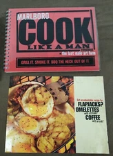 Cookbook Marlboro Cook Like A Man; The Last Male Art Form Grill BBQ Open Box