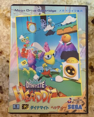 Sega Mega Drive Dynamite Headdy **CASE ONLY** Japan MD game US Seller. Excellent