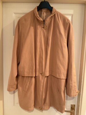 Damen Vintage St Michael M&S Kordelzug Mantel Jacke UK Größe 18 Regular 