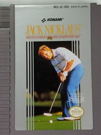 Jack Nicklaus' Greatest 18 Holes of Major Championship Golf (Nintendo NES) CART