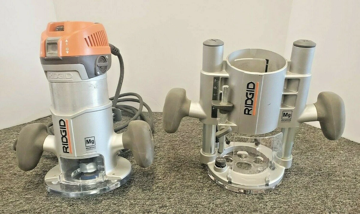 Ridgid trim router plunge base sales