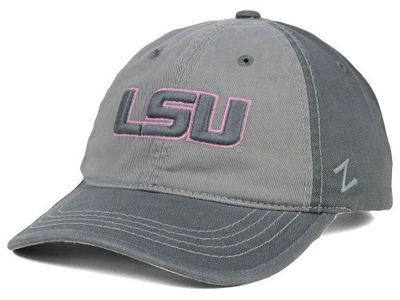 LSU Tigers Zephyr Women's NCAA Gray Pink Hat Cap one size fits most