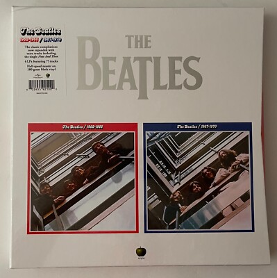 THE BEATLES 1962-1966 & 1967-1970 Limited Edition 2023 6 LP Black