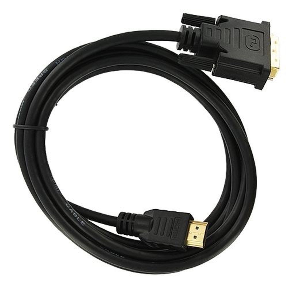 Mepsies Cavo Adattatore HDMI A DVI 1,5 M, Cavo HDMI A A DVI-D (24 1) Bidirezionale 1080p Full HD Compatibile Con PC, TV Box, Monitor, Proiettore, Console Di Gioco, E Altro