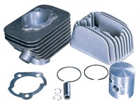 Zylinderkit Zylinder Polini Grauguss Racing 63Ccm 10Mm Bolzen FüR Piaggio Moped
