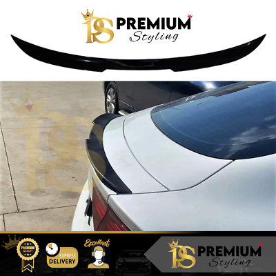 Audi A7 S7 RS7 MK1 Heck Kofferraum Lippe Spoiler Flügel Body Kit Glanz Schwarz Neu 2012-2018