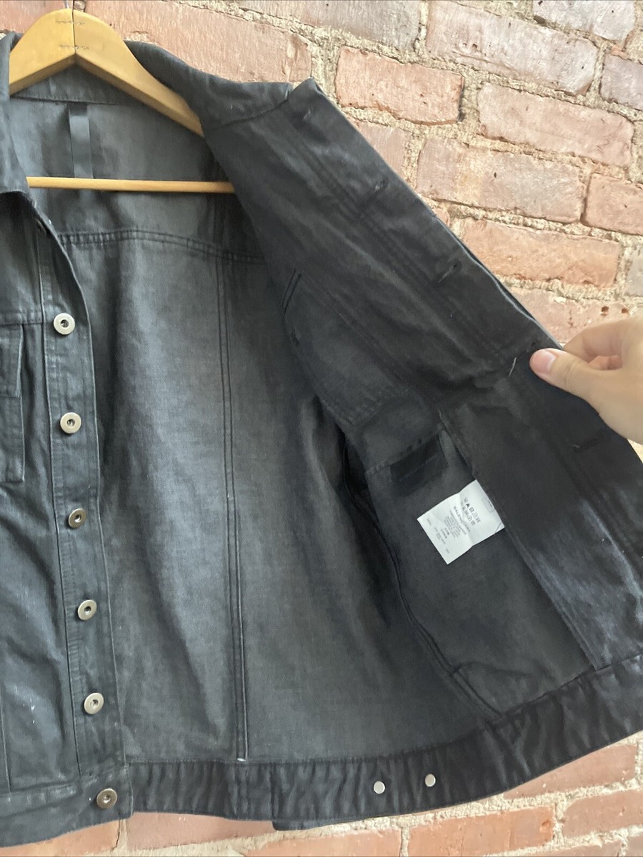 Balenciaga Men's Denim Jacket, Sz 50 Slim, Black, Ghesquière Balenciaga Men's Denim Jacket, Sz 50 Slim, Black, Ghesquière