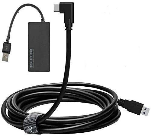 13ft/4m Cable for Meta Quest 2/3 Link Type-C to USB A Charging