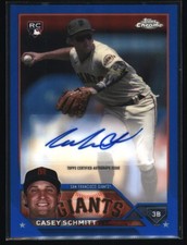 2023 Topps Chrome Update #AC-CSC Casey Schmitt Autographs Blue #/150 SF Giants