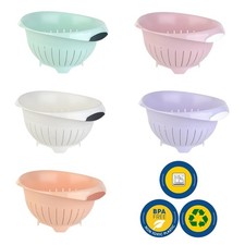 ENGELLAND Abtropfsieb Nudelsieb Seiher Küchensieb Kunststoff Sieb BPA-Frei