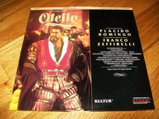 OTELLO 2-Laserdisc OPERA VERY GOOD CONDITION PLACIDO DOMINGO FRANCO ZEFFIRELLI