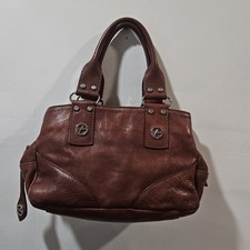 Borsa a tracolla Francesco Biasia in vera pelle marrone Made in Italy