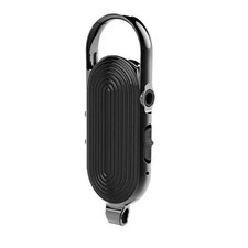 Mini Keychain Voice Recorder HD Noise Reduction Voice Activated MP3 Player Black
