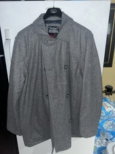 Steve and Barry s The Woolly Mammoth Pea Coat - Size XL Men's; Grey