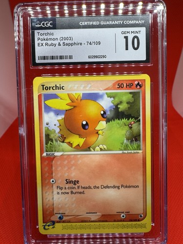 Torchic graded CGC 10 for sale on eBay