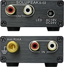 ✅ NEW Phono Preamp for Turntable Vinyl Record Player RCA Output MM