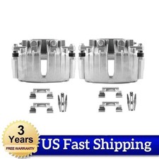 2 Rear Brake Calipers W Bracket For Silverado Suburban Sierra 1500 Tahoe Yukon