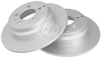 2X Bremsscheibe Hinten ABS 16237 FÜR Volvo Bremsscheiben Scheibenbremse