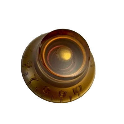 Vintage Epiphone Guitar Top Hat Knob Amber