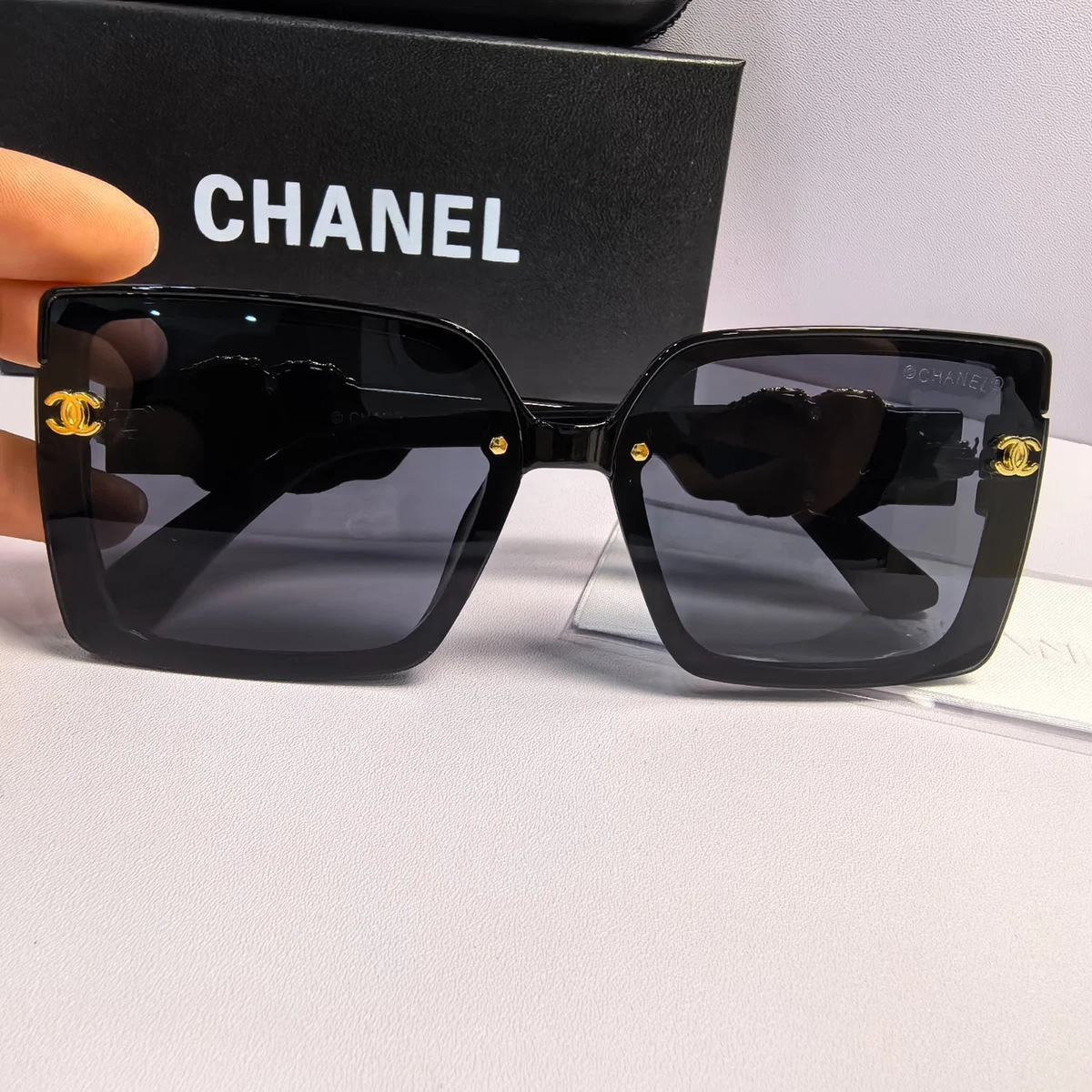 CHANEL Plastic Frame Sunglasses for Women with Vintage for sale | eBay