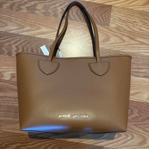 Marc Jacobs On Your Marc Leather Tote Bag Whiskey