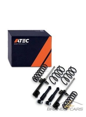 ATEC 4x STOßDÄMPFER + FAHRWERSKFEDERN VORNE+HINTEN FÜR MERCEDES-A-KLASSE W168