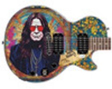 Ozzy Osbourne Autographed Custom Epiphone "Artistic Legend" Graphics Guitar